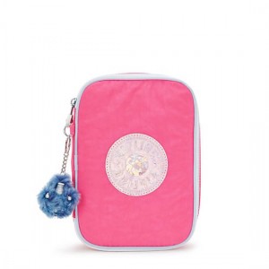 Kipling 100 Pens Cases Pink | XEBFK8591