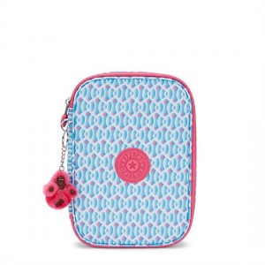 Kipling 100 Pens Printed Cases Blue / Pink | BXWSP6125