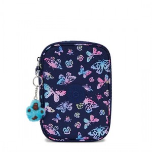 Kipling 100 Pens Printed Cases Navy / Multicolor | AWTNM7258