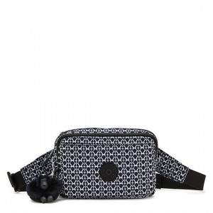 Kipling Abanu Multi Printed Convertible Crossbody Bags Black / White | TWNDI8914