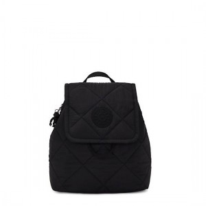 Kipling Adino Quilted Small Backpack Black | BYLUQ8537