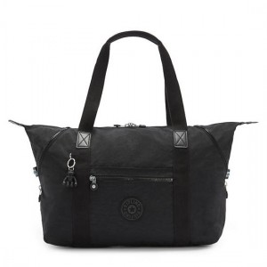 Kipling Art Medium Tote Bags Black | RTLBK5901