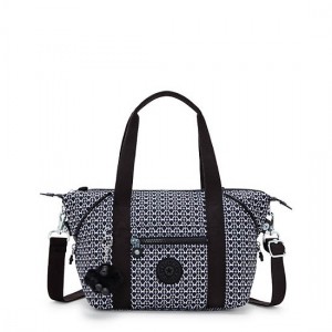 Kipling Art Mini Printed Shoulder Bags Grey / White / Black | OIGYR9705