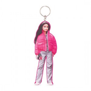 Kipling Barbie Keychains Pink | XVFJL2153