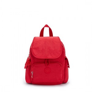 Kipling City Pack Mini Backpack Red / Dark / Red | OIVLY3598