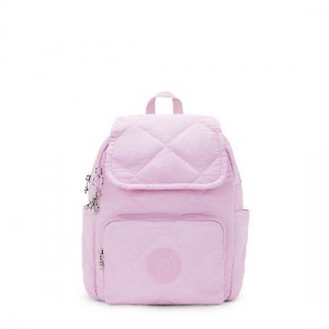 Kipling City Pack Quilted Small Backpack Pink | UFTMH2809