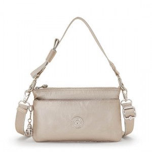 Kipling Coreen Metallic Crossbody Bags Metal | OJXSB1346