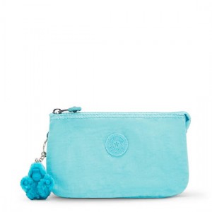 Kipling Creativity Large Pouches Light Turquoise | UIJOA1358