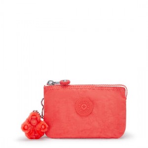 Kipling Creativity Small Pouches Coral | JOYBT4980