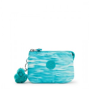 Kipling Creativity Small Printed Pouches Light Turquoise | GPQNZ2135