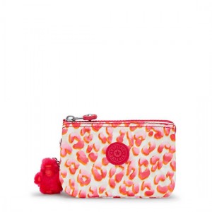 Kipling Creativity Small Printed Pouches Pink | PDLQZ2346