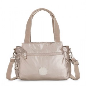 Kipling Elysia Metallic Shoulder Bags Metal | MDNAQ6305