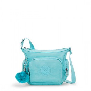 Kipling Gabbie Mini Crossbody Bags Light Turquoise | STRMQ7259