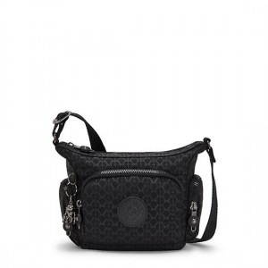 Kipling Gabbie Mini Printed Crossbody Bags Black | KYVSG0831