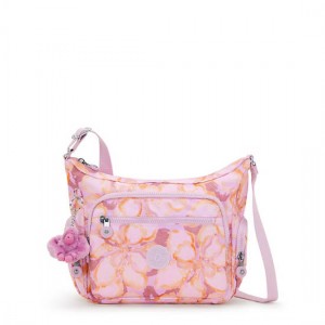 Kipling Gabbie Small Printed Crossbody Bags Coral | YPQSJ4853