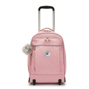 Kipling Gaze Large Rolling Backpack Rose | CLPON2419