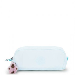 Kipling Gitroy Metallic Pencil Cases White / Blue | UNKTQ2630