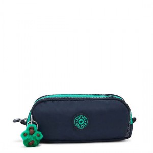 Kipling Gitroy Pencil Cases Blue / Green | OCXWI0512