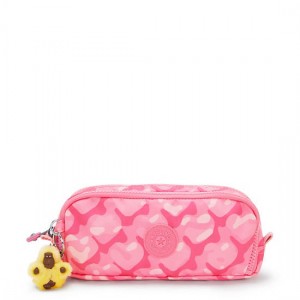 Kipling Gitroy Printed Pencil Cases Pink | KELQU9274