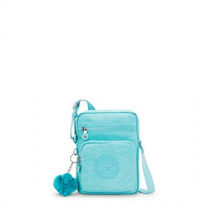 Kipling Gunne Crossbody Bags Light Turquoise | ELOUK1675