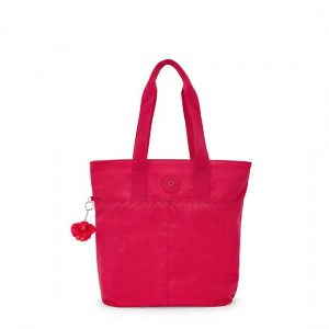 Kipling Hanifa 15" Laptop Tote Bags Pink | GHTPU1384