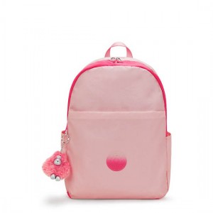 Kipling Haydar Metallic 15" Laptop Backpack Pink | SYAPI2308