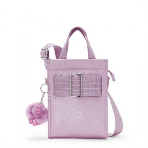 Kipling Jyri Metallic Crossbody Bags Metal / Purple | YDSHG5127