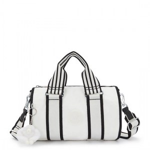 Kipling Katina Bucket Bags White / Black | UEKBH6374