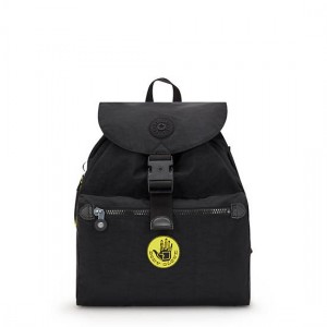 Kipling Keeper Backpack Body Glove Black / Yellow | CVJQT2354