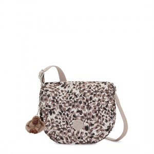 Kipling Lucasta Printed Crossbody Bags Leopard | MXCVE1467