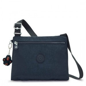 Kipling Merriweather Crossbody Bags Blue | UZVDJ6950