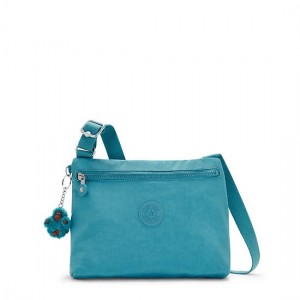 Kipling Merriweather Crossbody Bags Turquoise | ZNEOJ6573