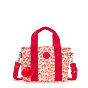 Kipling Minta Printed Shoulder Bags Pink | TYSMA2164