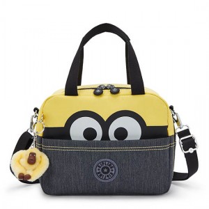 Kipling Miyo Minions Lunch Bags Yellow / Blue | JTGEO5412