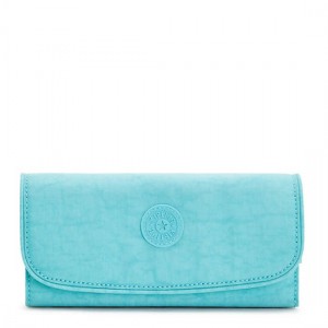 Kipling Money Land Snap Wallets Light Turquoise | WFZDB5683