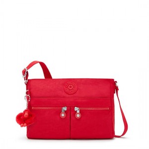 Kipling New Angie Crossbody Bags Red / Dark / Red | ZGVMH4126