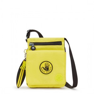 Kipling New Eldorado Crossbody Bag Body Glove Yellow / Black | MFYLJ9740