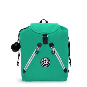 Kipling New Fundamental Large Backpack Green | NXLOT0569