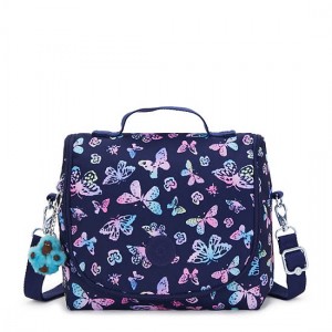 Kipling New Kichirou Printed Lunch Bags Navy / Multicolor | QMYCB4271