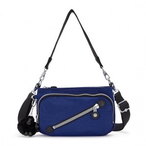 Kipling New Milos Shoulder Bags Navy | EZMRH7921