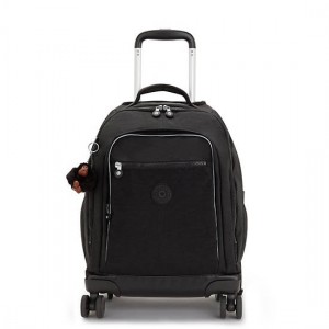 Kipling New Zea 15" Laptop Rolling Backpack Black | NSDZR9406