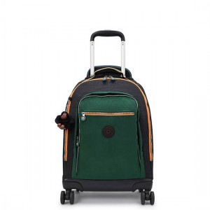 Kipling New Zea 15" Laptop Rolling Backpack Black | YELGX1526