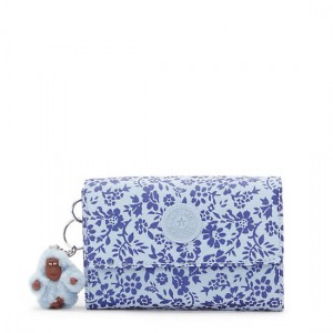 Kipling Pixi Medium Printed Organizer Wallets Blue / White | NZRJU6739