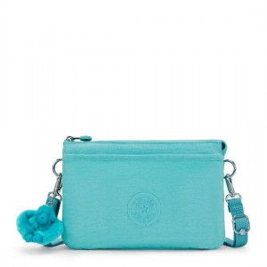 Kipling Riri Crossbody Bags Light Turquoise | IXFZN2684