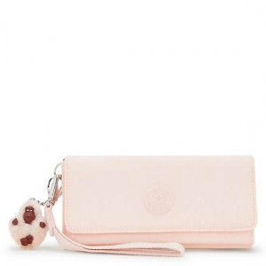 Kipling Rubi Large Wristlet Wallets Pink | PGFZJ0485