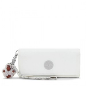 Kipling Rubi Large Wristlet Wallets White | USJVE5379