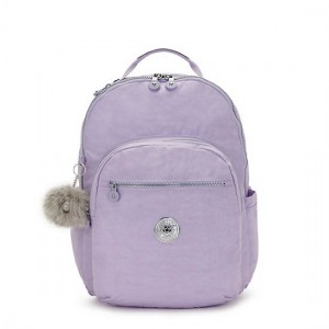 Kipling Seoul Extra Large 17" Laptop Backpack Lavender | IKNWG6349