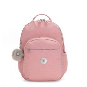 Kipling Seoul Extra Large 17" Laptop Backpack Rose | VHXQJ5624