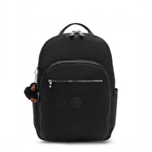 Kipling Seoul Extra Large 17" Laptop Backpack Black | SMWBG2945