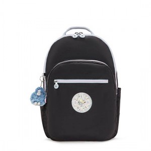 Kipling Seoul Extra Large 17" Laptop Backpack Black | CKQPX2394